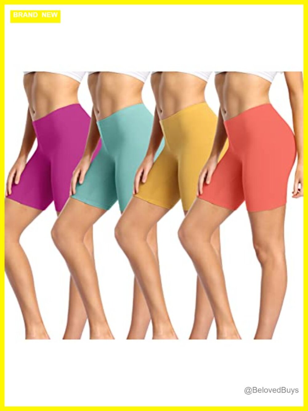 Cotton Boy Shorts Underwear Anti Chafing Soft Biker Shorts 4 Pack